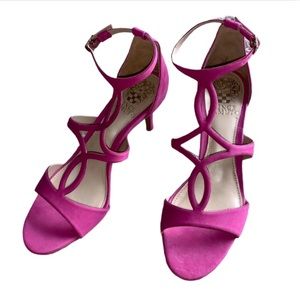 NWOT Vince Camuto Payto Pink Sandals/Heels